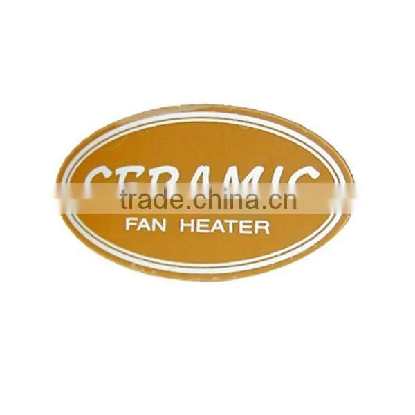 Flat Custom Plastic Graphic Nameplate Label