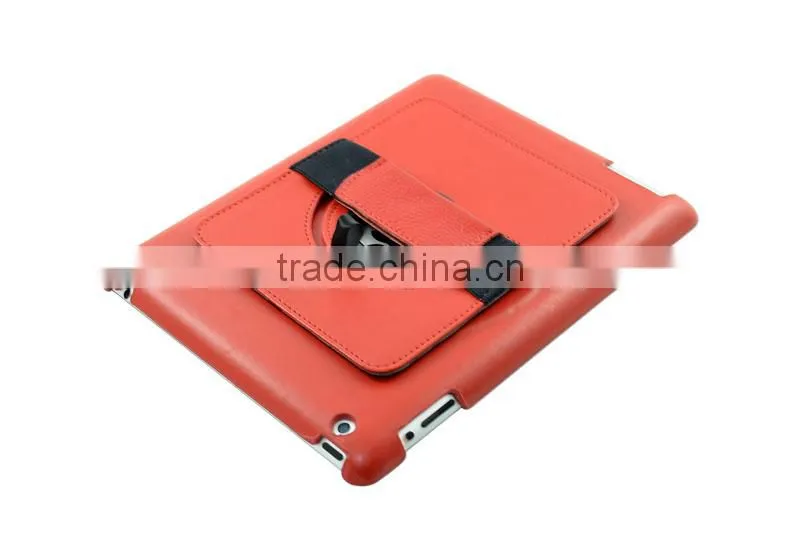 Rotating Leather case for ipad 2/3/4 case with stand