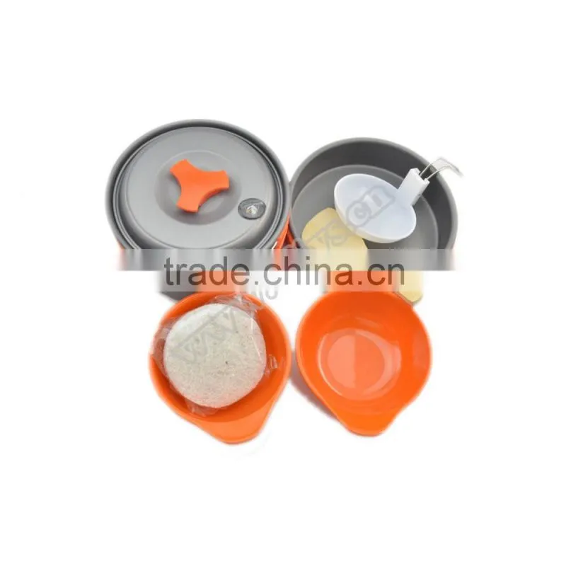 2016 hot sale camping cookware for outdoor sports