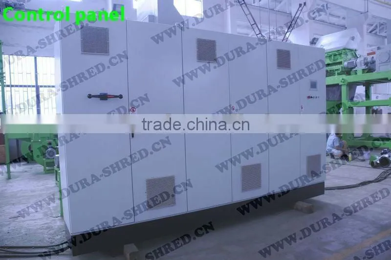 used tire cutting machine in tire recycling machinery