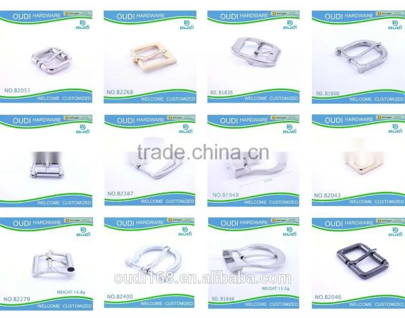 Common Design China Manufacture Metal Shoe Decoration Buckle with Lock