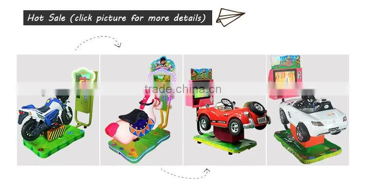 Electric swing machine motorbike game machine