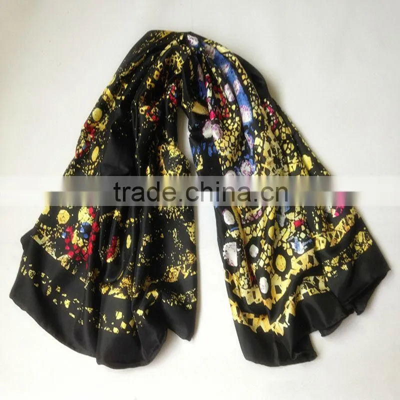 silk square scarf fashionabled 100% silk scarf silk square scarf
