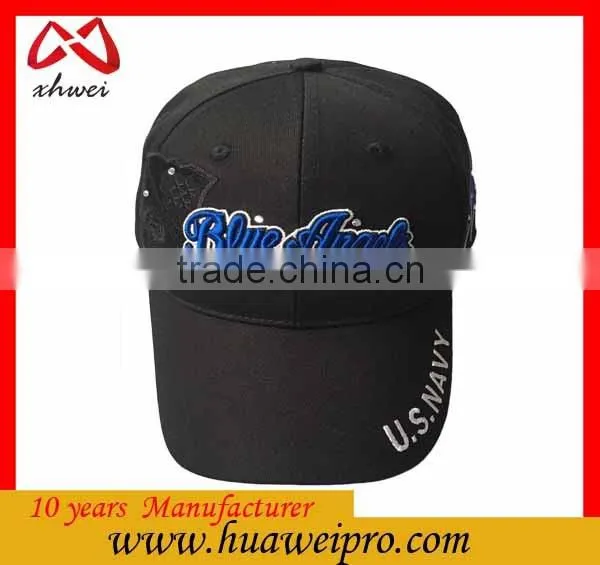 China Headwear Oem Embroidery Top Quality Golf Hat Short Bill Baseball Cap With Logo