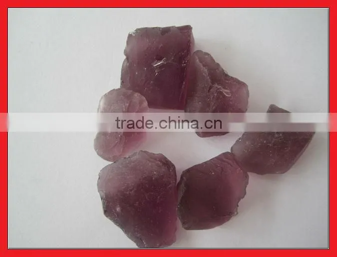 Tumbled glass rocks
