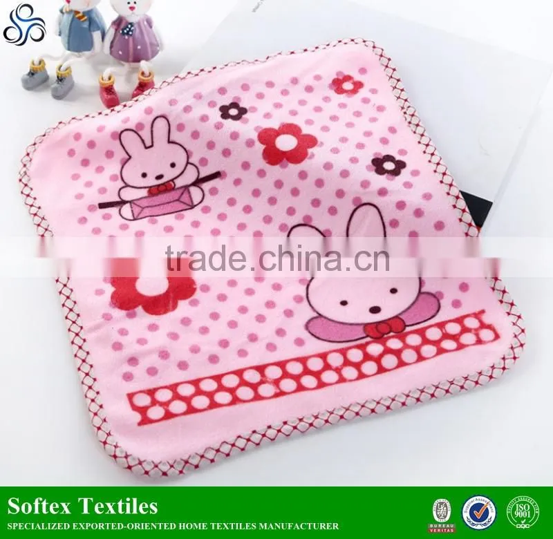 70% polyester 20% polyamide microfiber chamois printed face towel