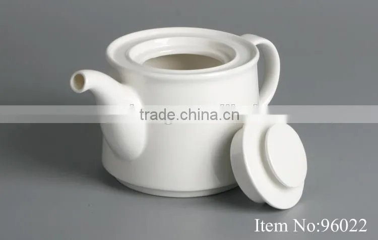 restaurant plain fine China ceramic teapot