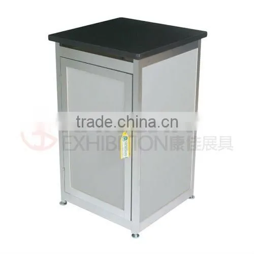 aluminum display cabinet stand
