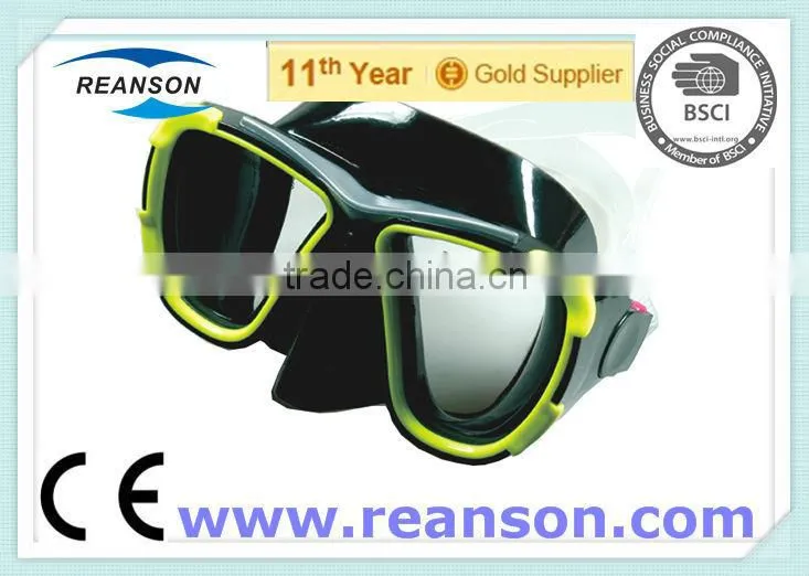 China Black Silicon Diving Mask Manufacturer For Wholesale