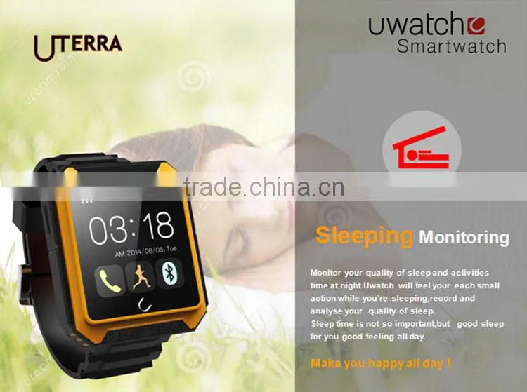 2015 New iOS Android Wrist watch with waterproof dustproof and shockproof function