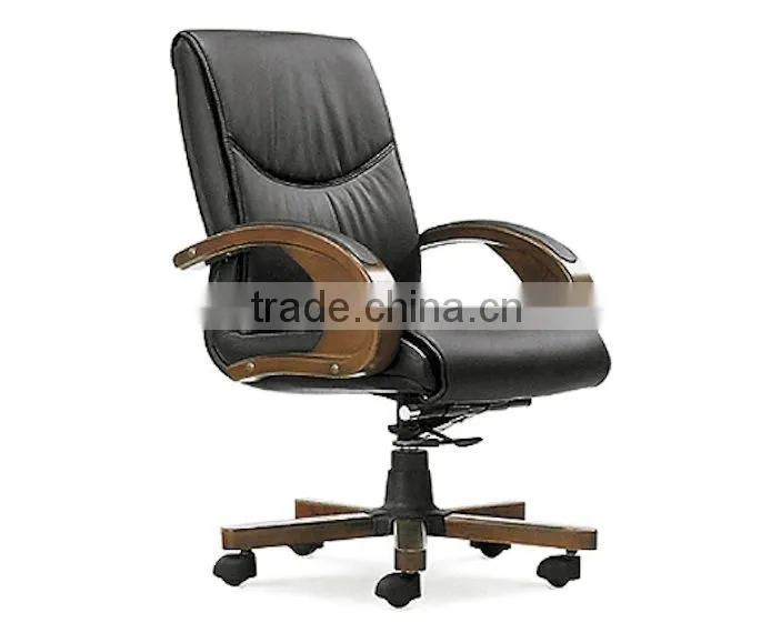 Wooden armrest leather office chairs adjustable armrest GZH-SJ1008AH