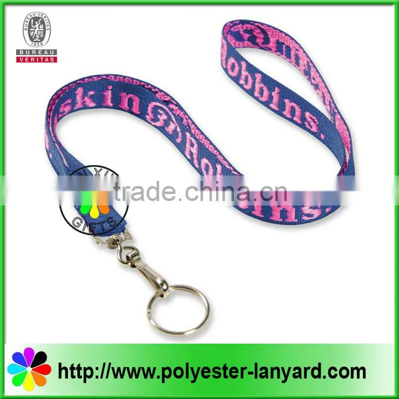Single custom lanyard