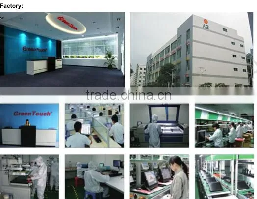 lowest price for 4/5wire15.6"resistive touch panel ,glass touch screen monitor