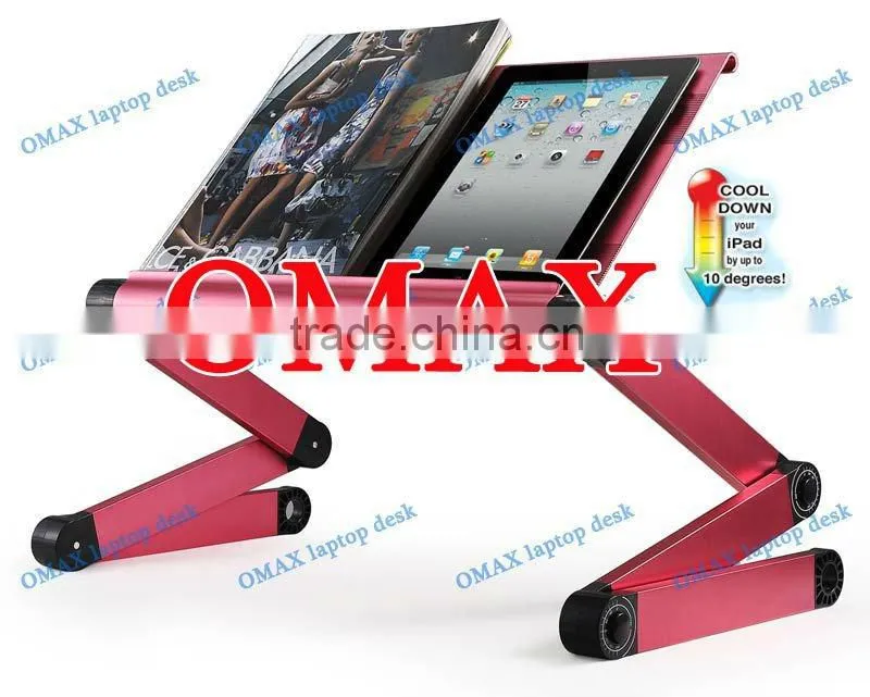multifunction bed laptop desk with USB fan OMAX A7