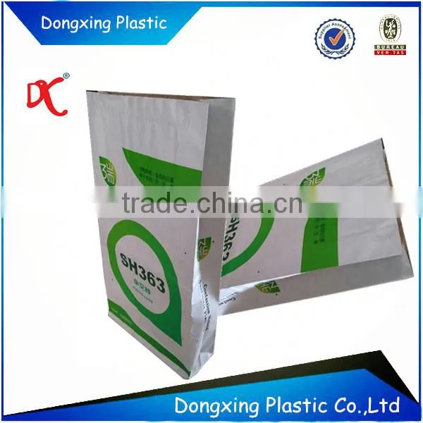 25kg block bottom top valve kraft paper sand bag