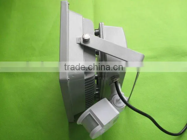 outdoor led flood light with pir sensor10W/20W/30W/50W with CE/RoHS