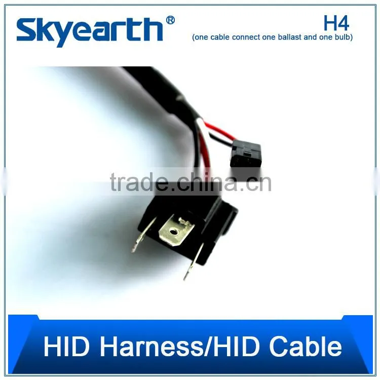 CARSEN hid factory Auto Headlight relay controller 12v 35w 55w H4 hi/lo relay harness