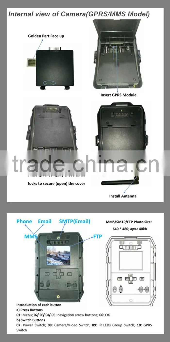 PIR snesitivity pir camera hunting