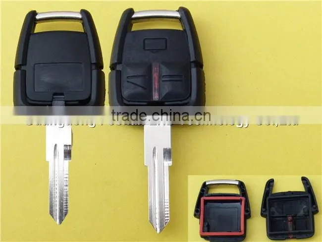 Opel 3 buttons remote key shell with right blade with light no logo car key Opel wholesale