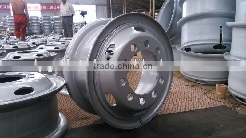 HINO wheel 7.5-20, heavy truck wheel for 10.00-20 tire, trailer steel wheel
