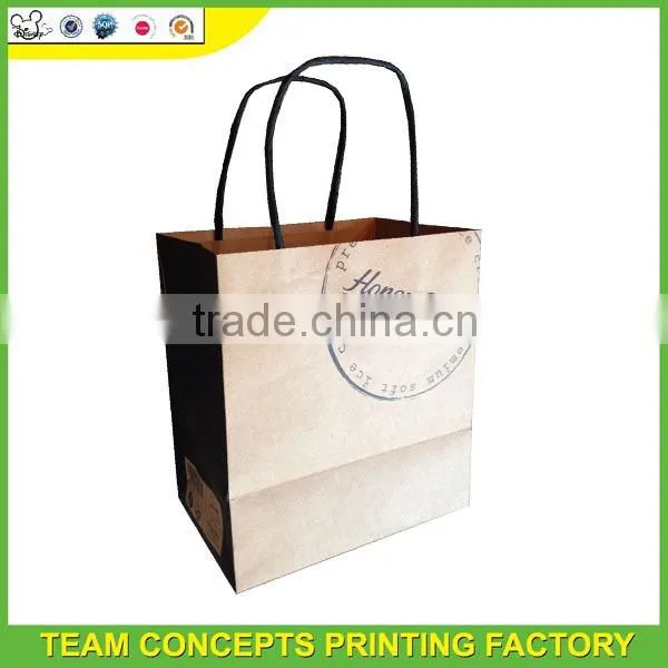 Colorful cheap shopping paper kraft bag
