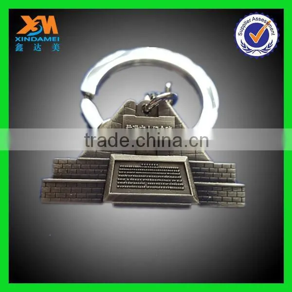 Customized logo fashion metal token holder keychain