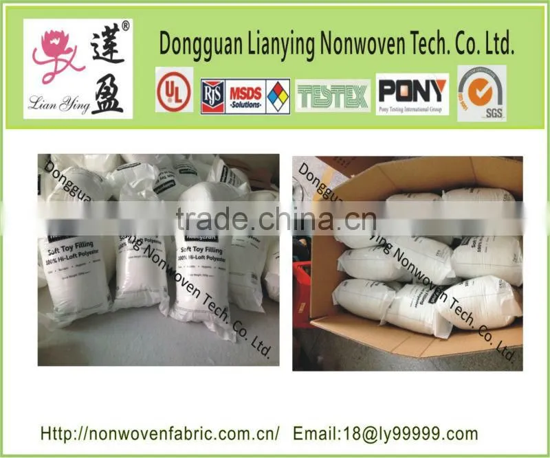 flame retardant polyester filling fiber for toy pillow cushion