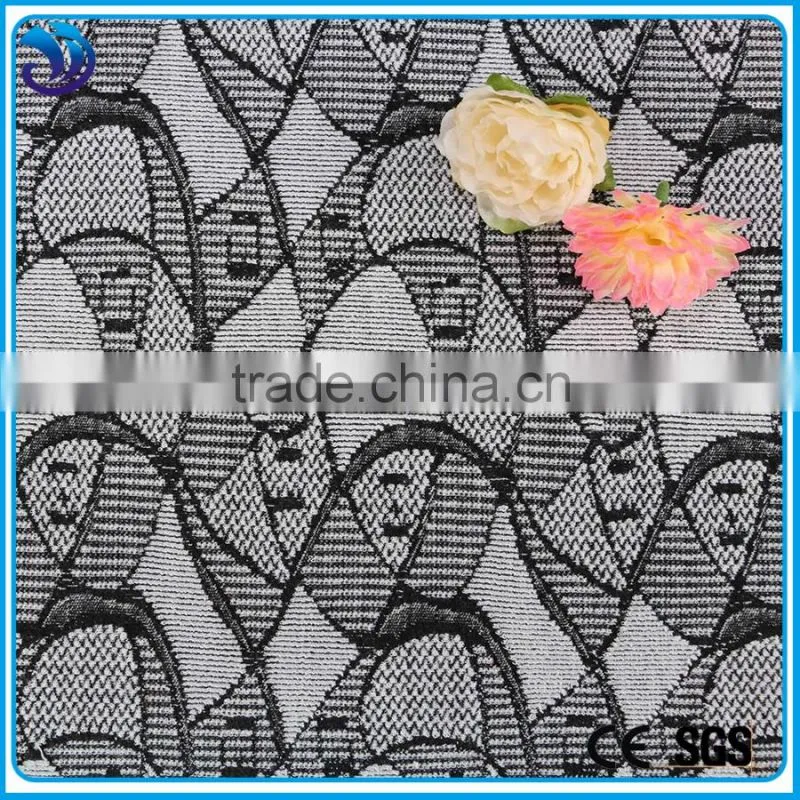 wholesale Ployester rayon Spandex Fashion Dress Jacquard Fabric