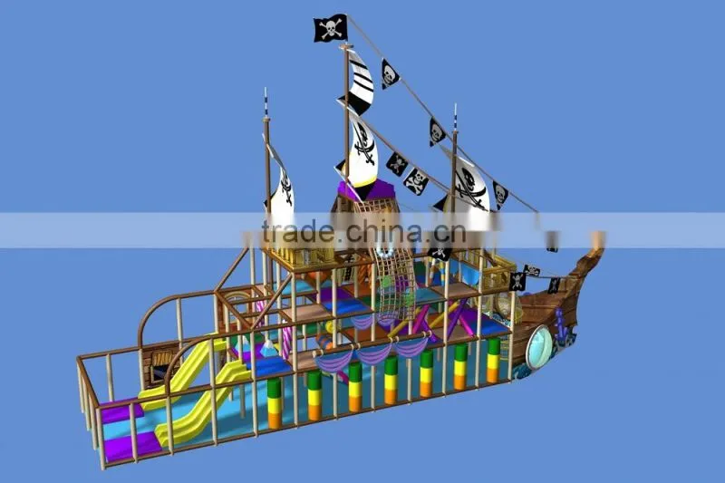 Attractive designs!!!Pirate Exploration Theme Indoor playground