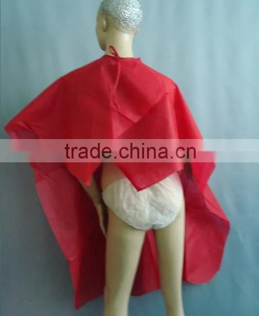 Disposable PP Non woven hairdressing cape