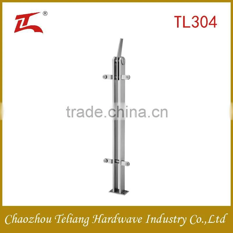 outdoor glass railing for garden, porch, balcony with America, Canada, Germany, British export standard