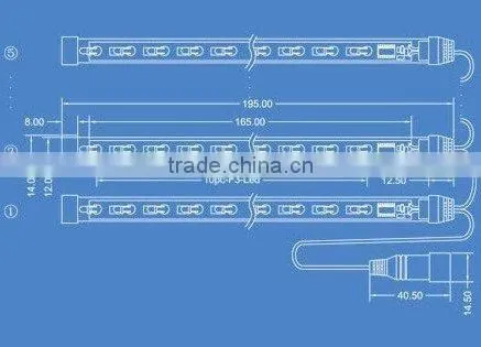 white color led snowfall light
