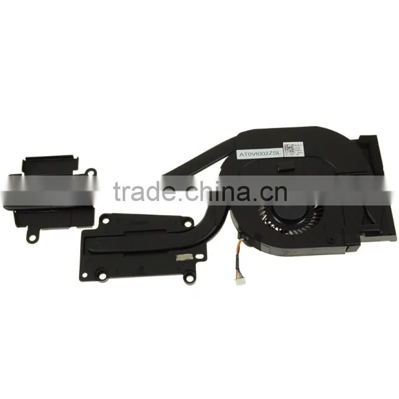 72XRJ CPU FAN and Heatsink Assembly 72XRJ For Discrete AMD Radeon Graphics Heatsink For Dell Latitude E6540