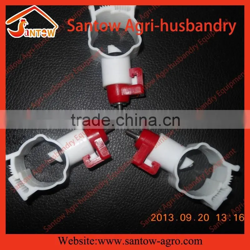 Automatic poultry nipple drinker