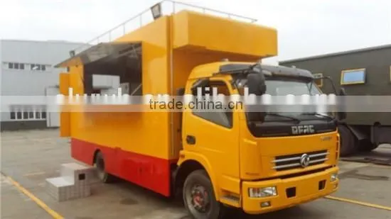 Fast food selling truck, mobile food truck