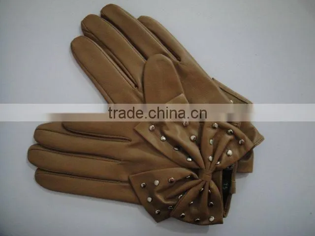 deerskin leather fashion glove