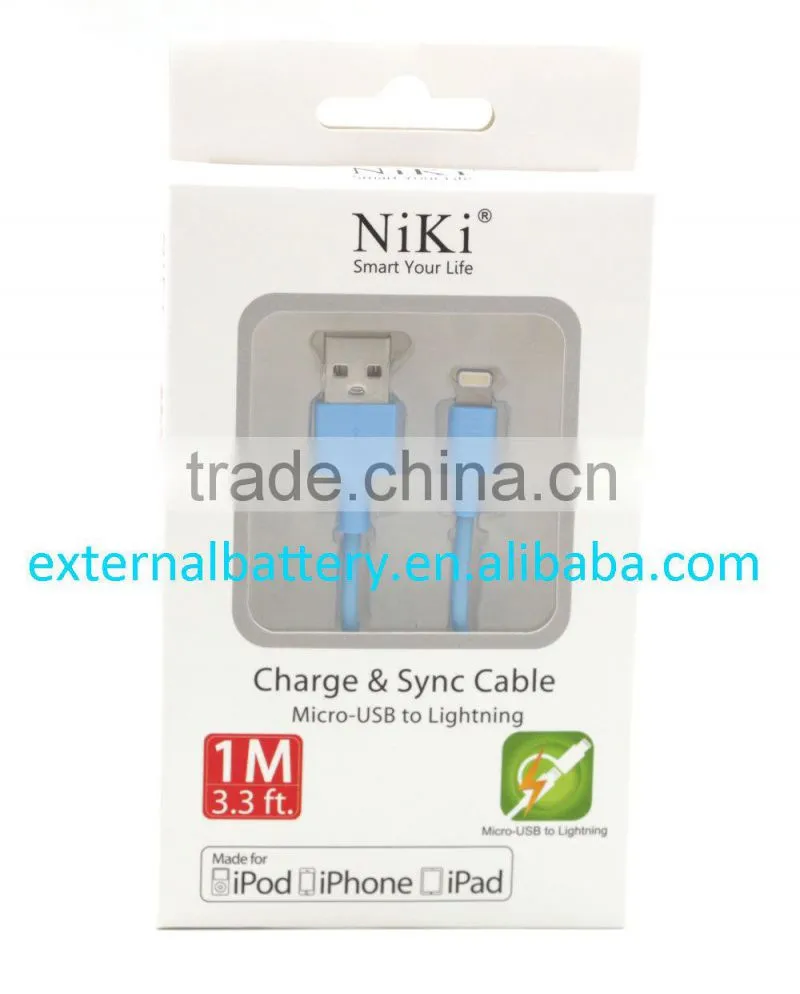 MFi cable 8 pin USB date cable with MFi certificate