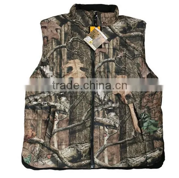 Custom Camo Fleece Lining Hunting Vest