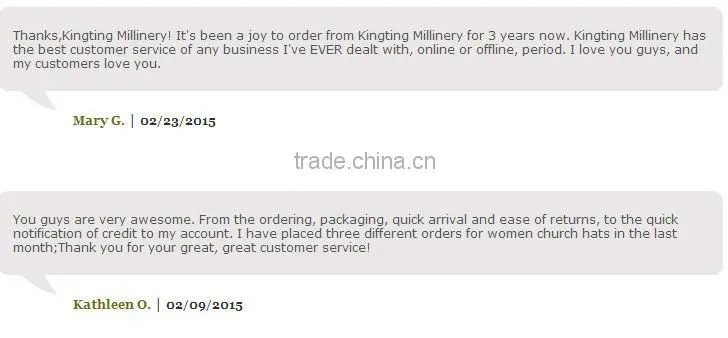 Kingting Millinery women hat production process