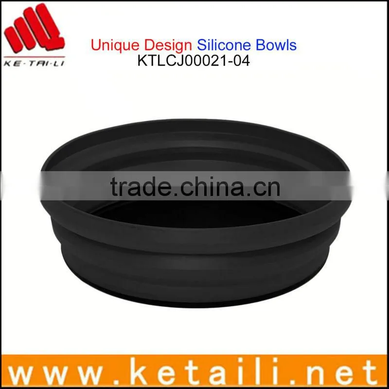 Shenzhen Wholesale Kitchen Utensil Set Silicone Collapsible Bowl