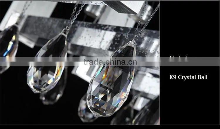 2016 New Arrival 230V Crystal Ball Chandelier Aluminum Lampshade Modern Crystal Chandelier