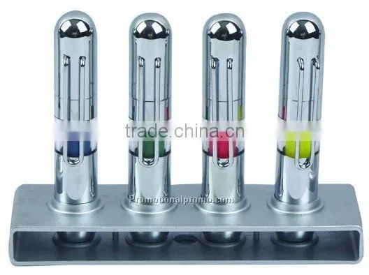 Promotional 4PCS Standing Highlighter Set Textmarker Set