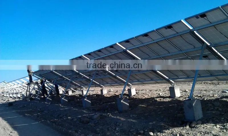 Upgrade Version ground mounted solar PV bracket