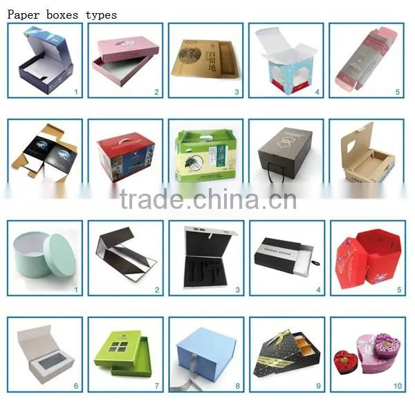 Folding corrugated paper box for packing 12W LED light
