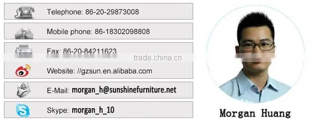 JB-RCT04 Sunshine Furniture Factory Manufacture Office Use Furniture Particle Board Small Reception Desk
