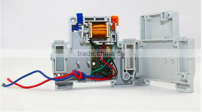 DZ47 MCB 24V MX+OF Over Under Voltage Release Auxiliary Switch CE/RoHS certification