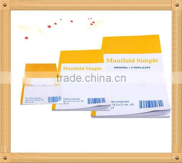 Yiwu hot sales tri/dup orders book design available