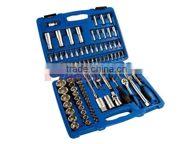94 PCs 1/4 inch Dr. & 1/2 inch Dr. Socket and Bits Socket Set