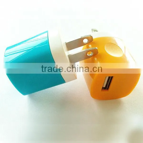 Wall Charger Mini Colorful Charger 5V 1A Wall Charger