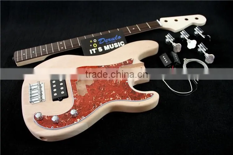 China Unfinished Competitive DIY High Electric Bass Guitar Kits